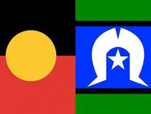 Aboriginal and Torres Strait Islander flags representing Indigenous health checks at My Doctors Clinic, Surfers Paradise, Gold Coast